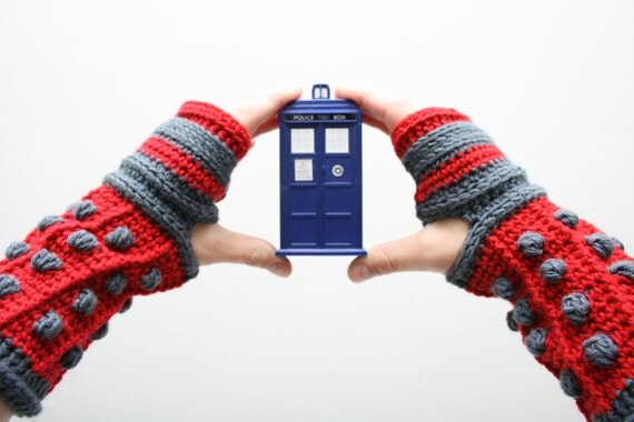 Dalek Gloves Crochet Pattern from EmeraldCostumes on Etsy ...