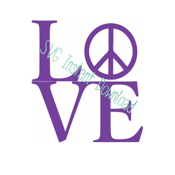 Download Love Peace SVG File Peace and Love Peace Sign Svg Peace