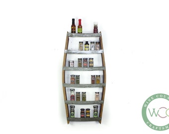 Wall spice rack Etsy