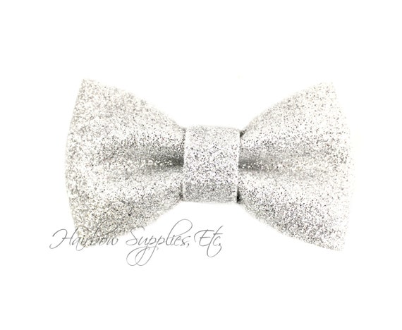 silver glitter bow 3 inch glitter hair bow glitter bows silver glitter bow 3 inch glitter hair bow glitter bows