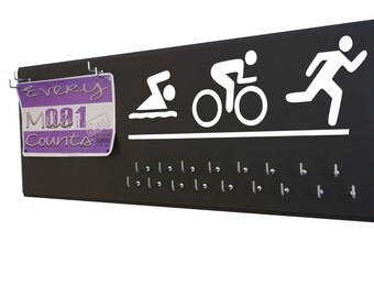 Triathlon - Triathlon medal holder - Triathlon gifts - Triathlon art - Ironman Triathlon - swim.bike.run - I tri Triathlon