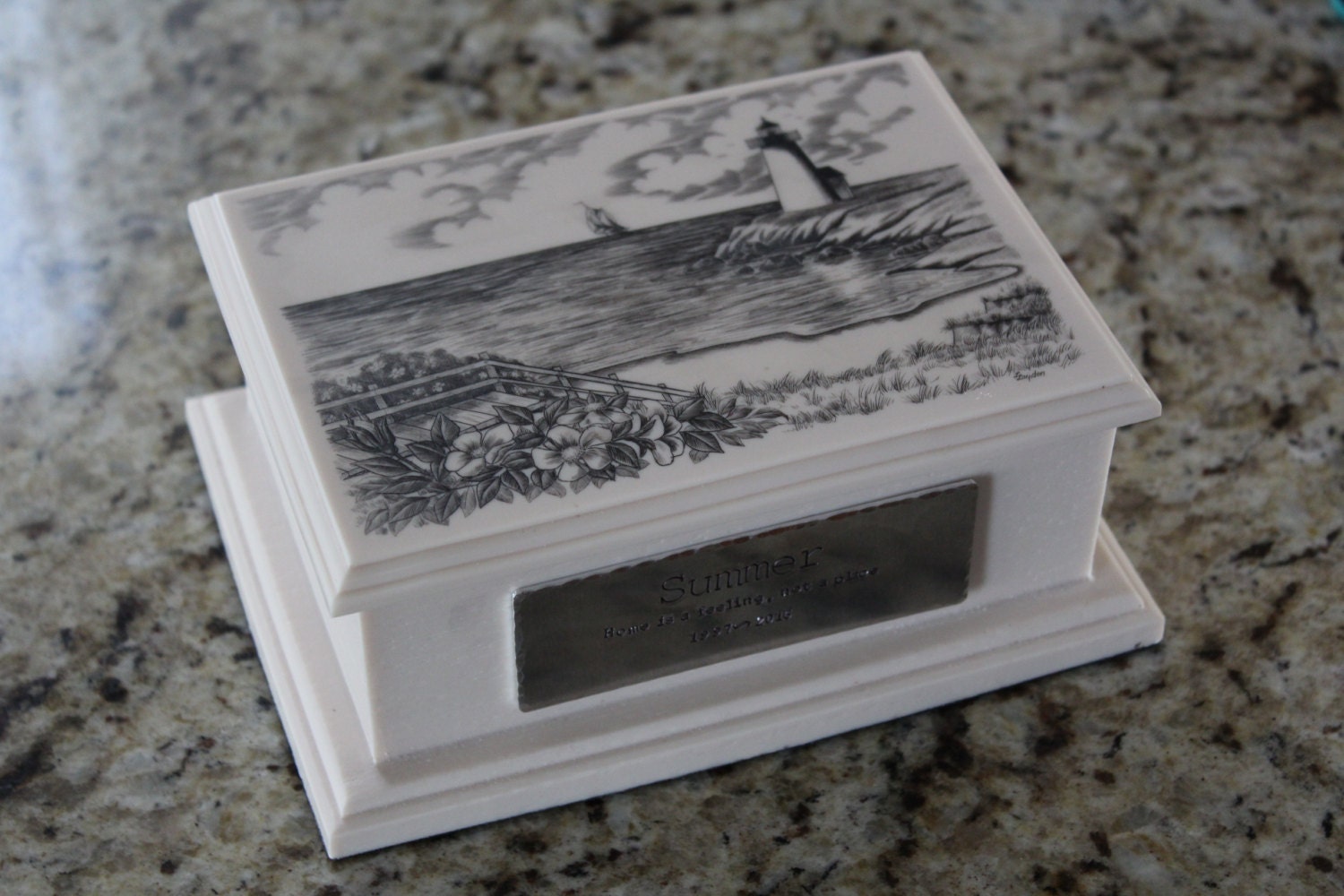 Cremation Box Marker Name Plate for Cremation Box Urn