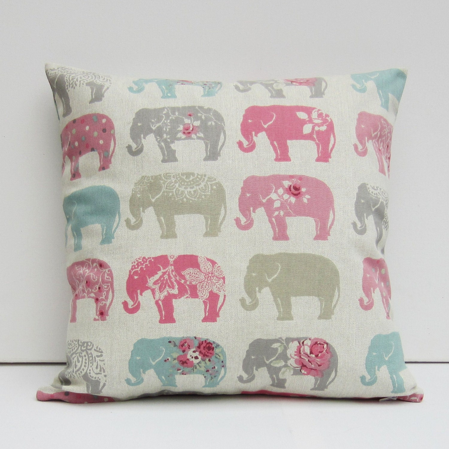Elephants Cushion Cover Elephant Pillow Case Elephant Decor