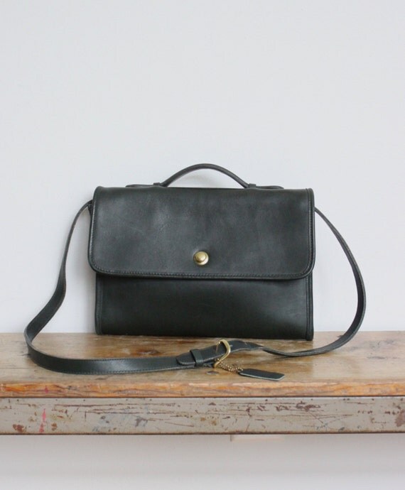 Vintage Coach Bag // Coach Avenue Brief // Leather Convertible
