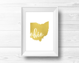 Ohio Wall Art columbus wall art | etsy Ohio Wall Art columbus wall art | etsy