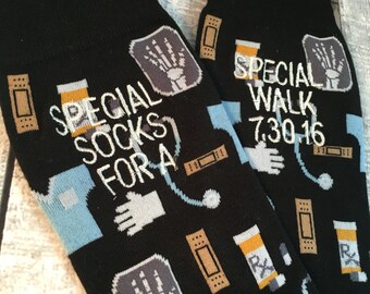 Father of the Bride gift - Groom Socks - Mens Dress Socks - Special Socks - Wedding Gift - Dad Gift - Father of the Bride socks - doctor