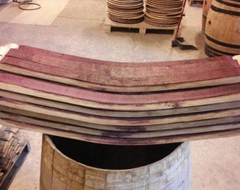 25 Oak Wine Barrel Staves French oak, arts and crafts