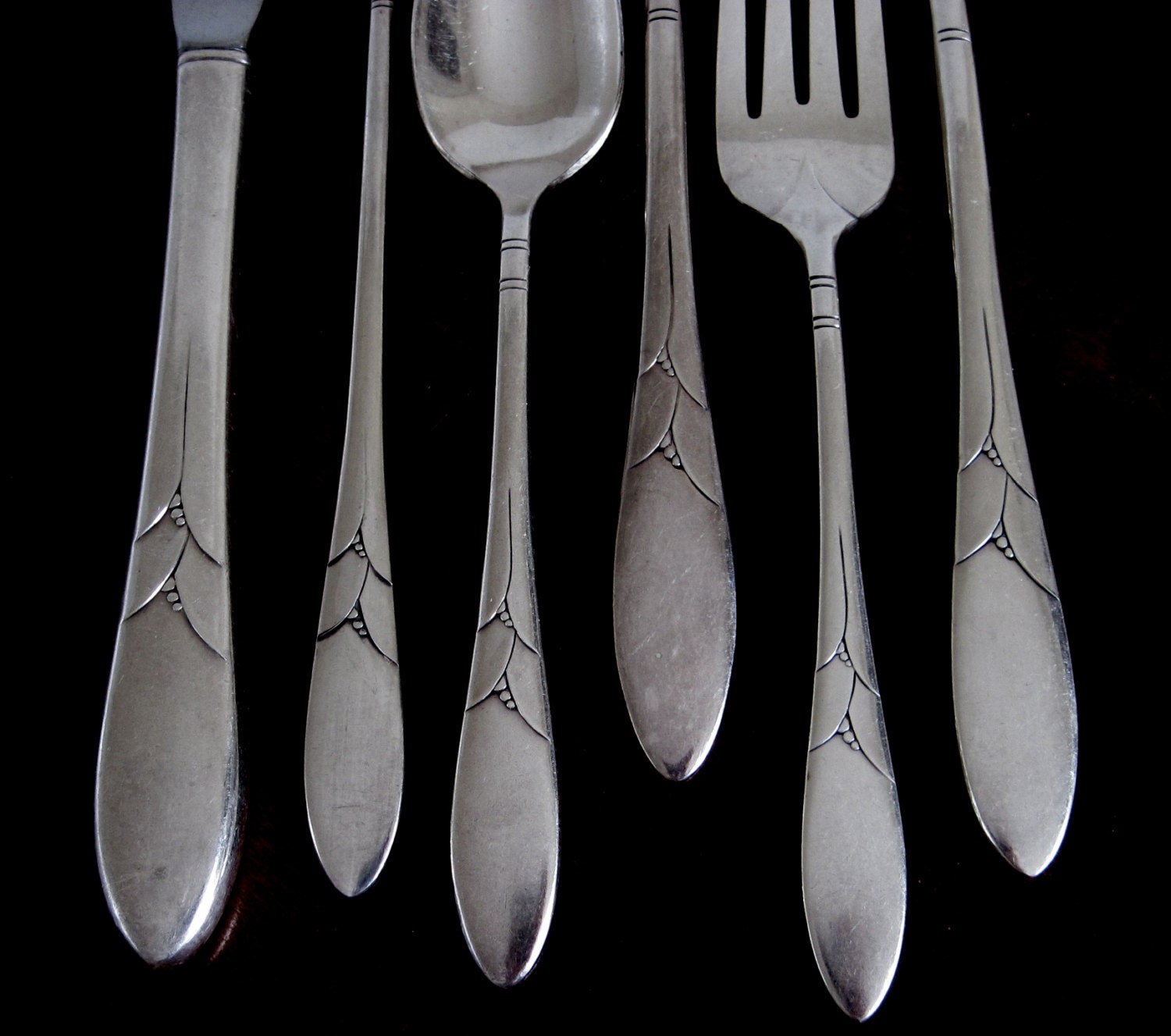 Complete Silverware Set Oneida Community Silver Lady Hamilton