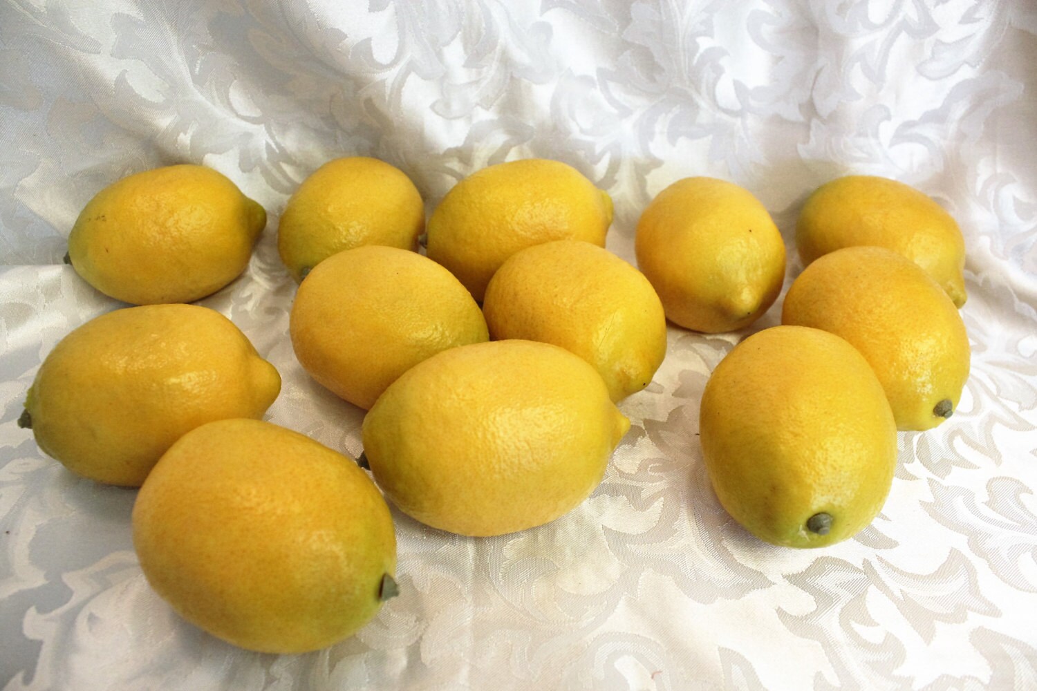 One Dozen Fake Lemons Lemon Jar fillers Faux Lemons