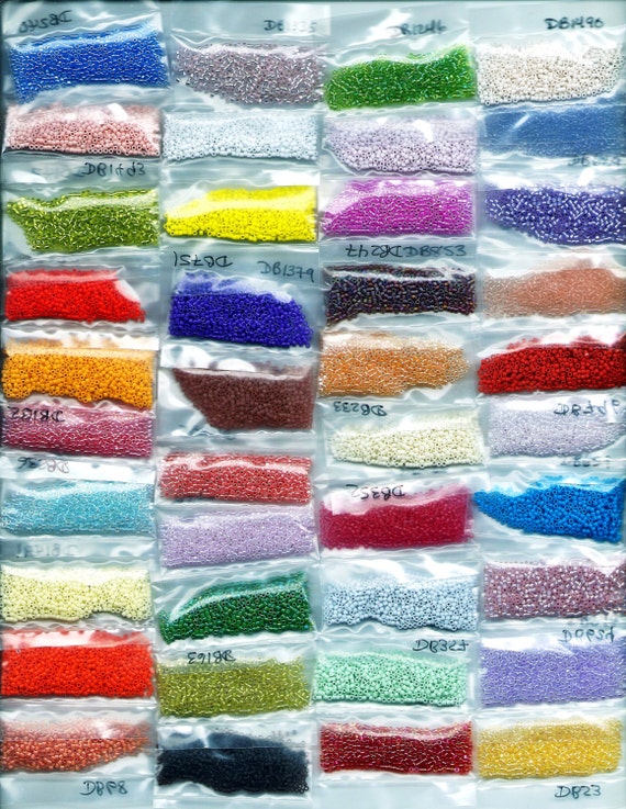 40 Colors Designer Delica Bead Sampler Colorway Sweet Treats