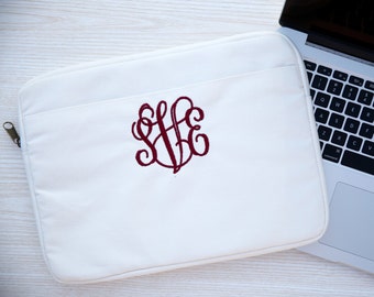 Monogram Laptop Case