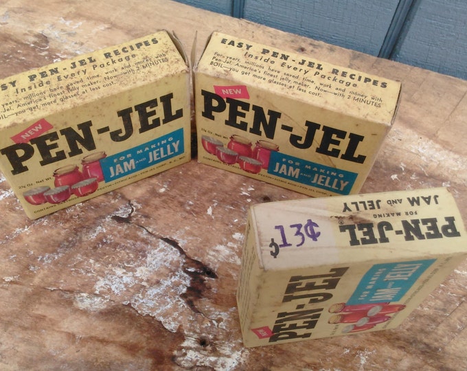 Vintage Canning Packages - Pen-Jel Pectin Packages