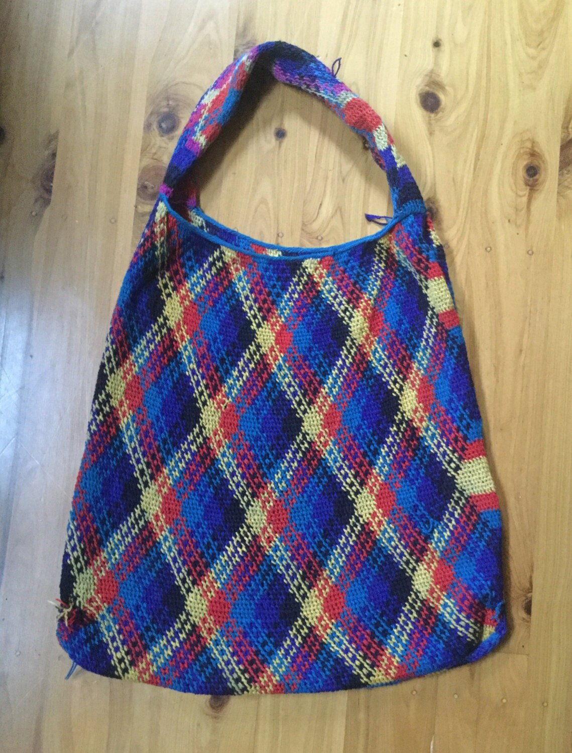 Papua New Guinea Colourful Bilum String Bag Shopping Handbag