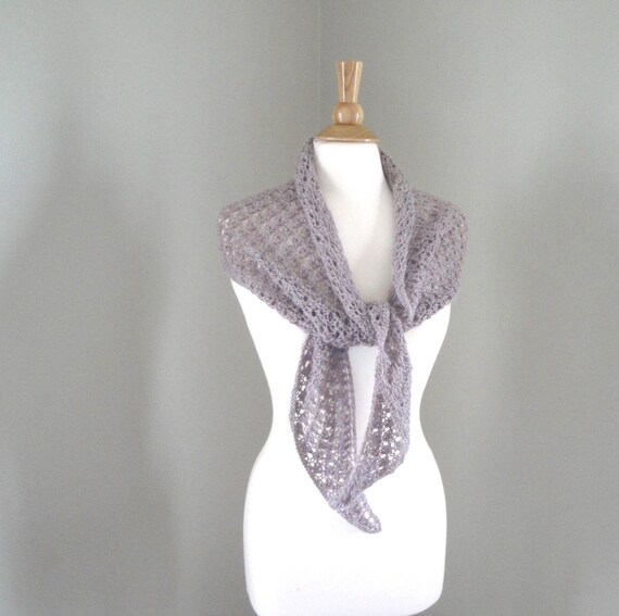 Alpaca Shawl Wrap Large Scarf Shoulder Shawl Lavender