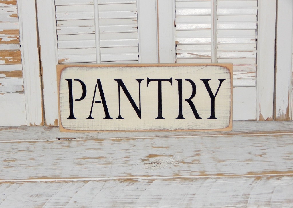 Pantry Sign Wall Decor Country Home Decor Signs