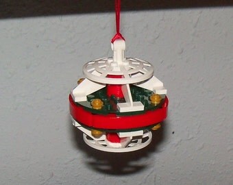 Christmas in July Elegant Handmade LEGO Christmas Ornament