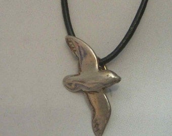 albatross pendant charm amulet sterling silver 925 necklace
