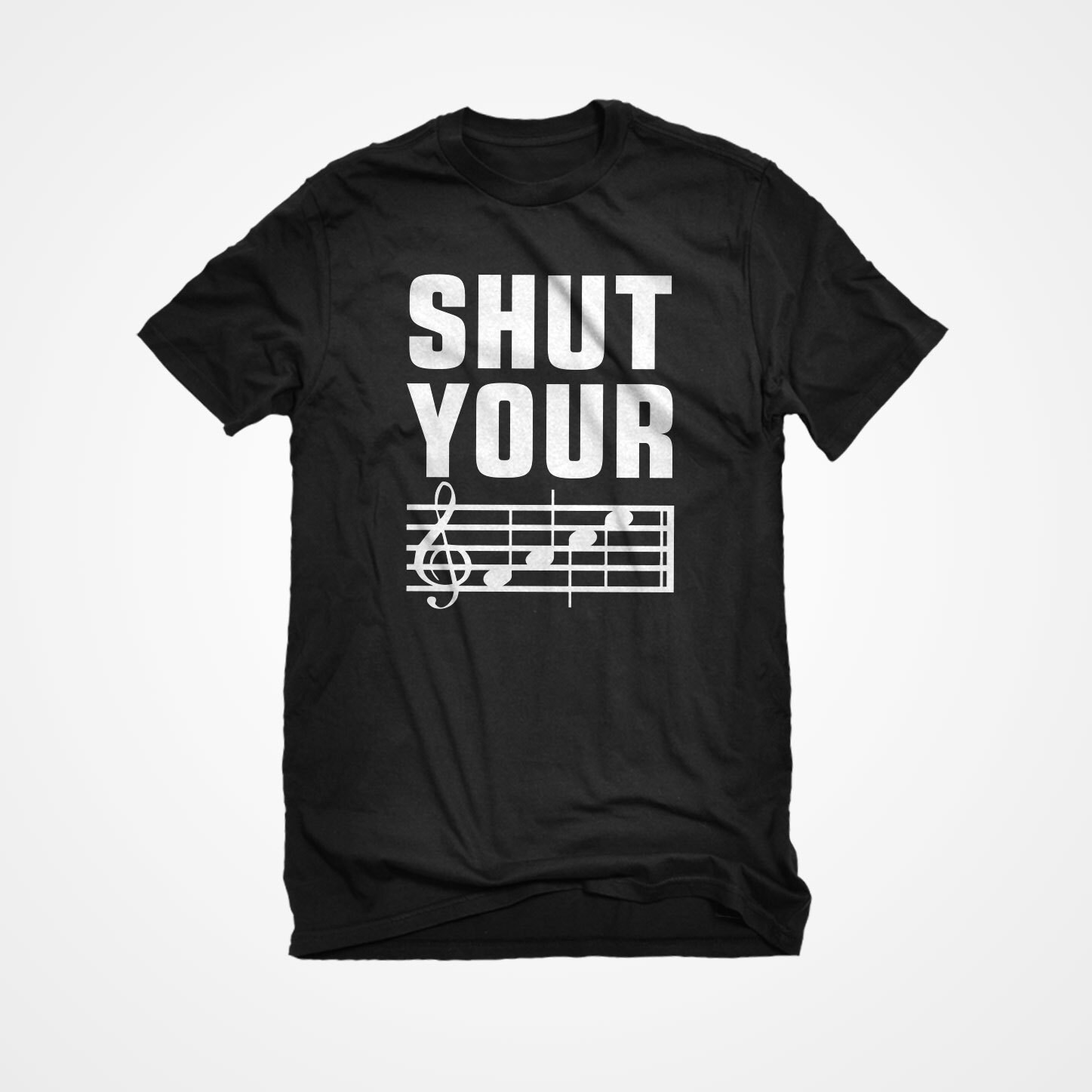 T-Shirt Shut Your Face Unisex Adult Cotton Men's by IndicaPlateau
