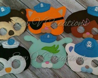 Octonauts Inspired Masks