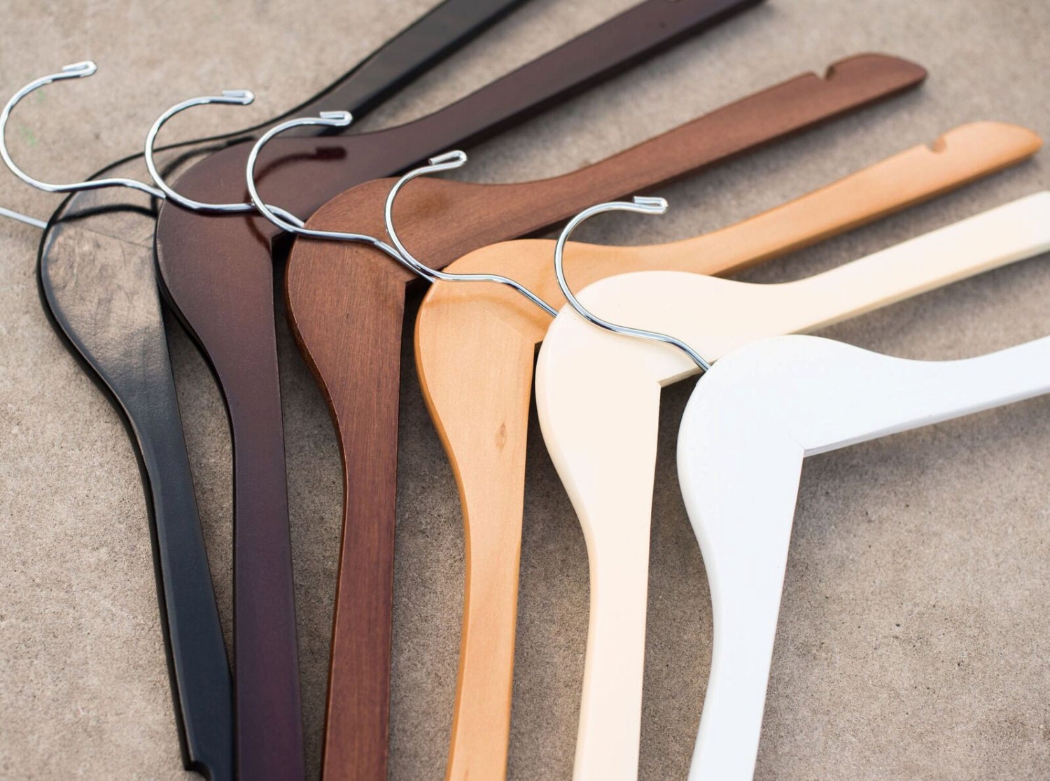 SALE Wedding Dress Hanger with Satin Flower Many by DeighanDesign