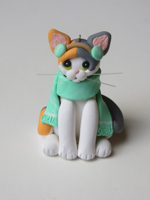 calico cat figurines