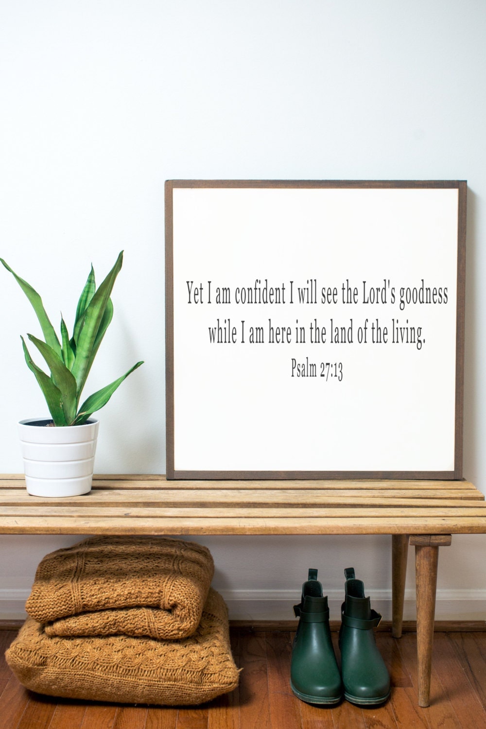 The Lord's Goodness Psalm 27:13 2x2