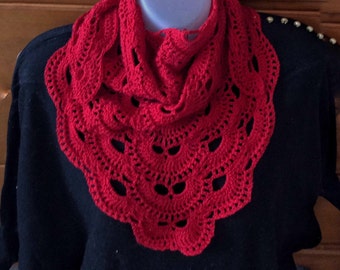 Shawlette Shoulder Wrap Shawl Elderly Rose Cream