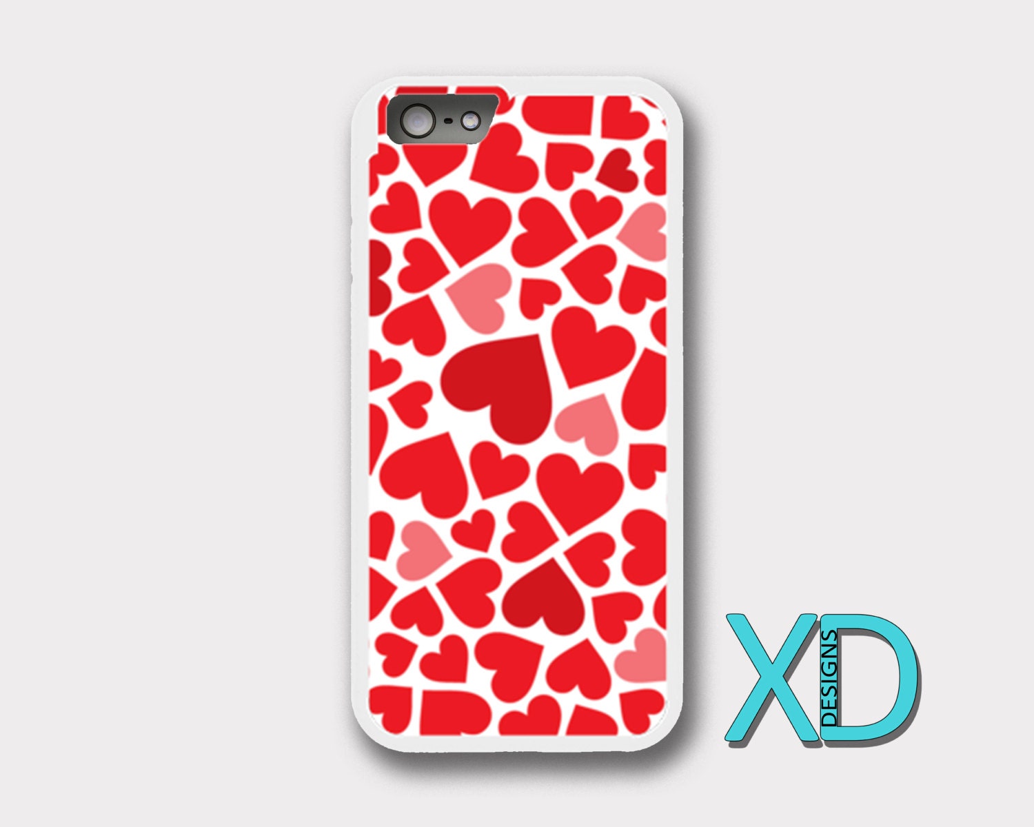 Pink and Red iPhone Case Heart iPhone Case Heart iPhone 6