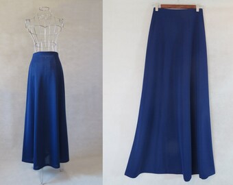 Blue Maxi Skirt - 1960s