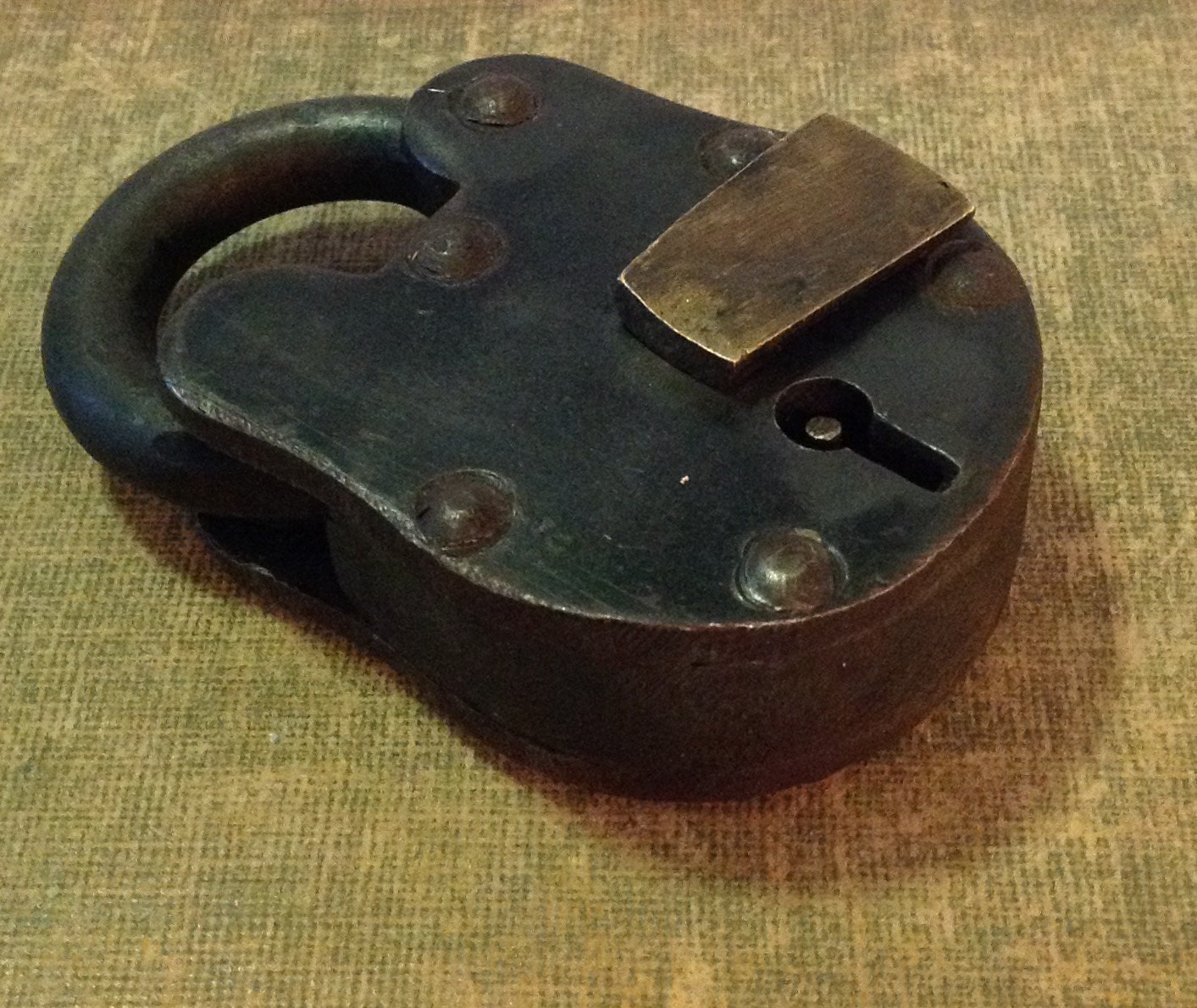 antique cast iron padlock lock no key industrial hardware antique cast iron padlock lock no key industrial hardware