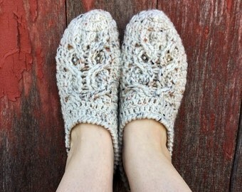 Owl Slippers Crochet Pattern, Slipper Pattern - Womens Slippers Crochet Pattern, Owl Crochet Pattern, Slippers Crochet Pattern for Women