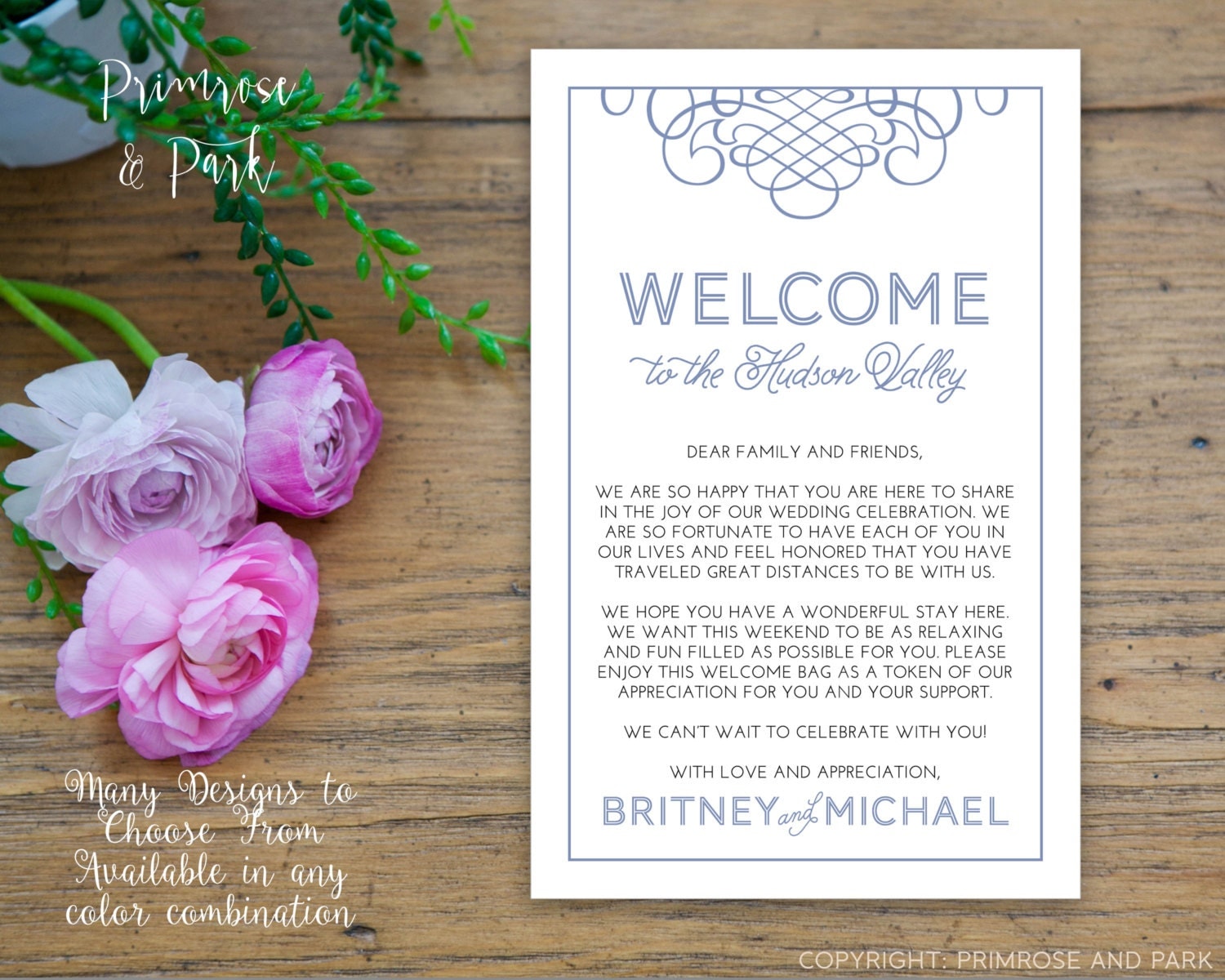 Wedding Letters Printed // Wedding by PrimroseAndPark