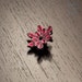 Broche Liz Claiborne Motif Poinsettia De Noël (C381) - Occasion - Bijou De Collection Festive