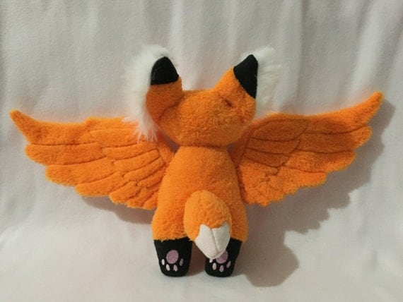 Flying Fox Winged Fox Plush Plushie Toy