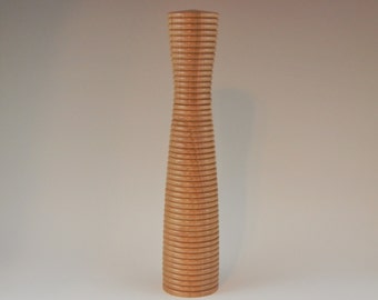 Pepper mill - hand turned Cherry No. 77