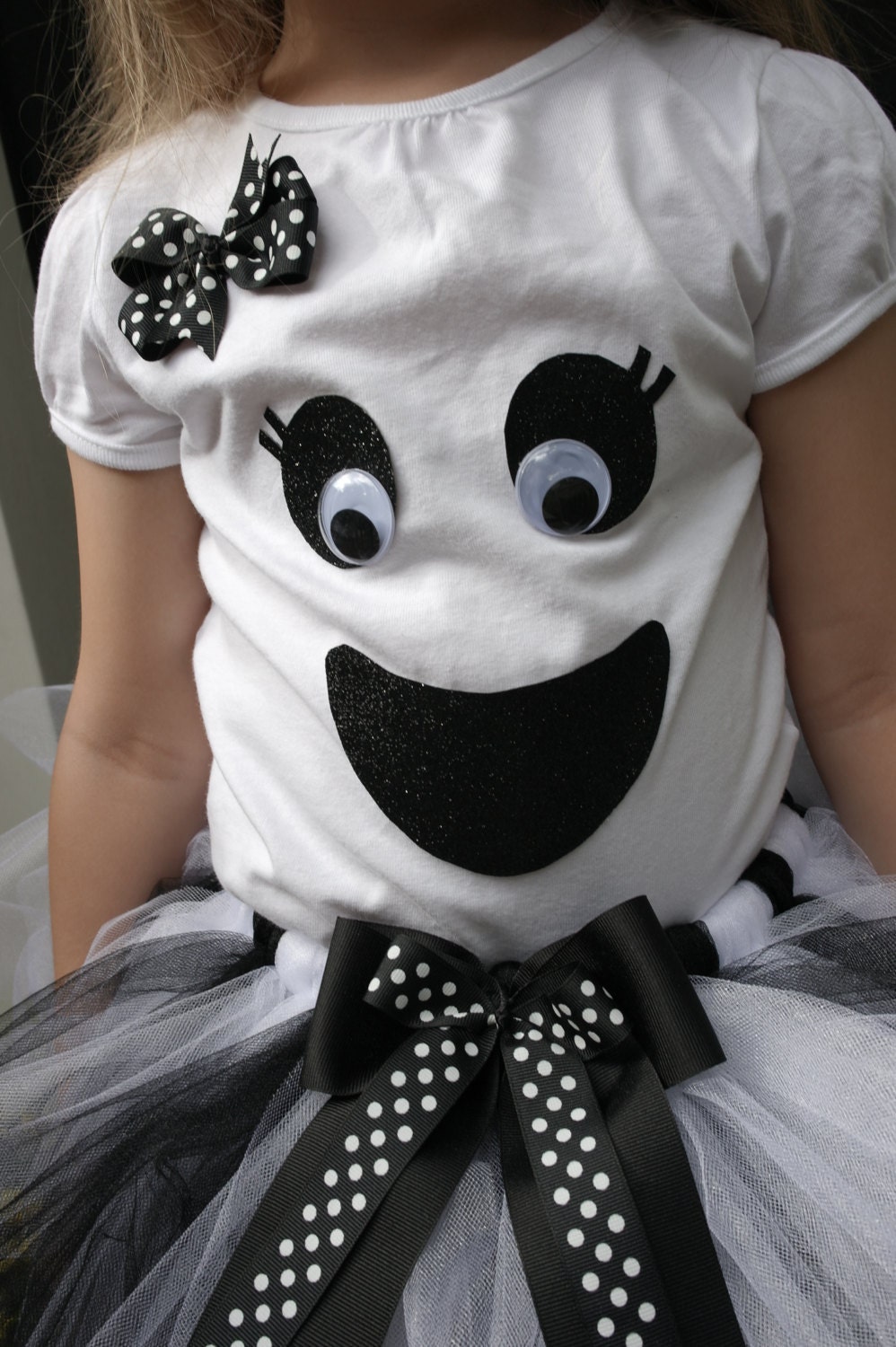 Baby Girl's Ghost Tutu Costume