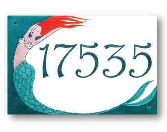 Beach House sign, Beach House numbers, Personalized beach sign