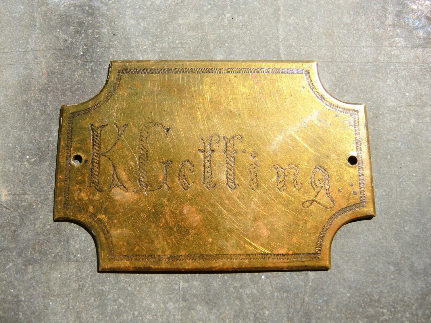 antique-solid-brass-door-name-plate-in-german-brass-souvenir