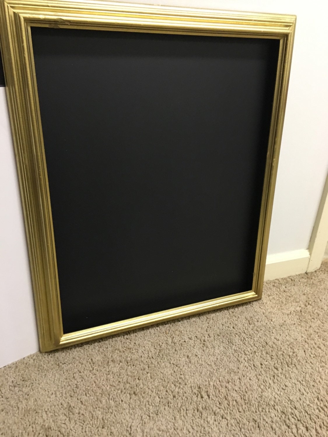 Gold ChalkboardLarge gold framed chalkboard wedding