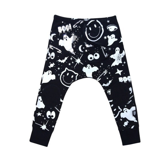Baby harem pant Black harem pants Toddler boy pant by PLASTICJUS