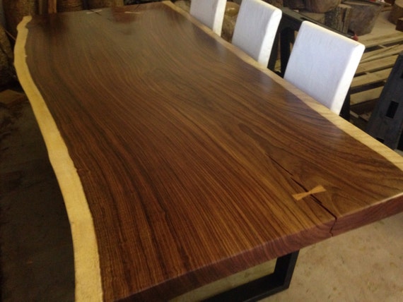  Wood Slab Dining Table  Live Edge Slab Table  Wood Slab Table  Wood