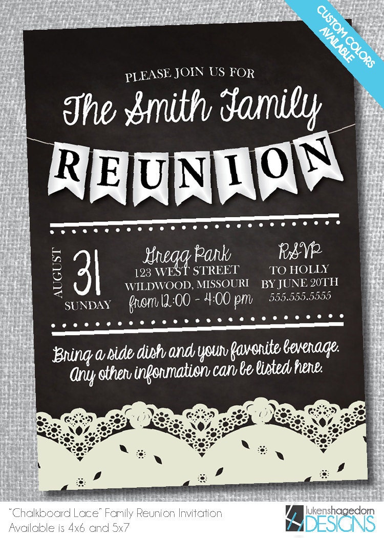 Invitations Family Reunion 4