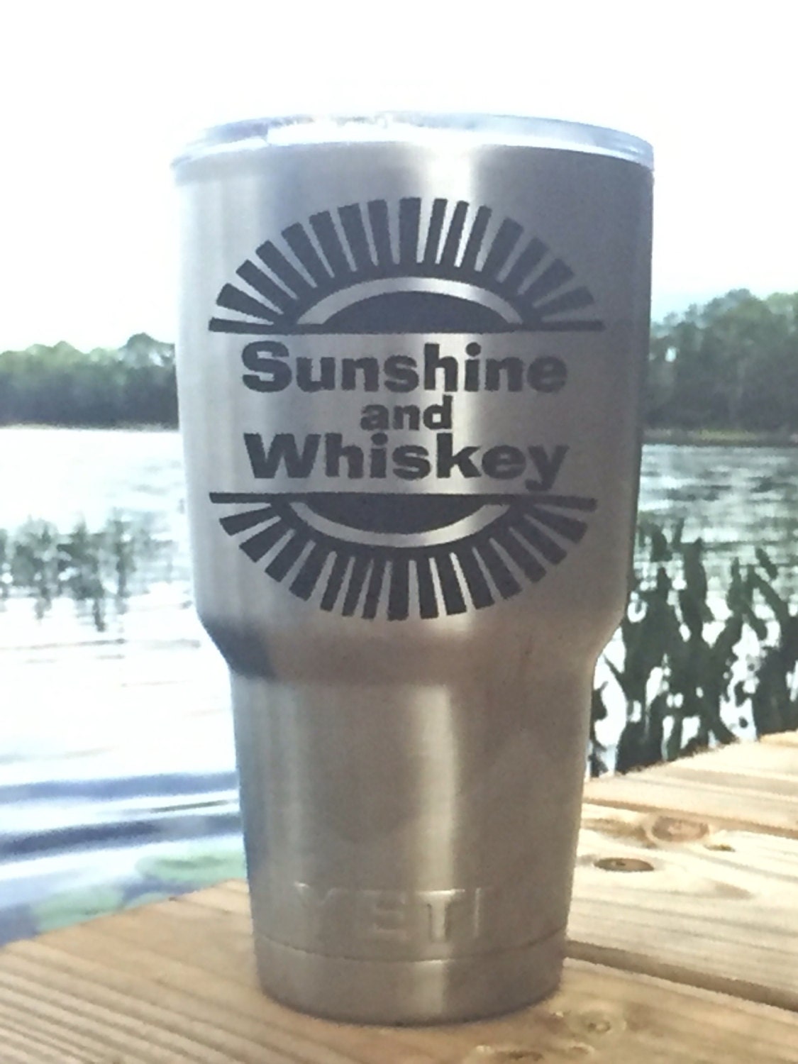 Yeti Cup vinyl decal / sticker for your Yeti Cup Sunshine and