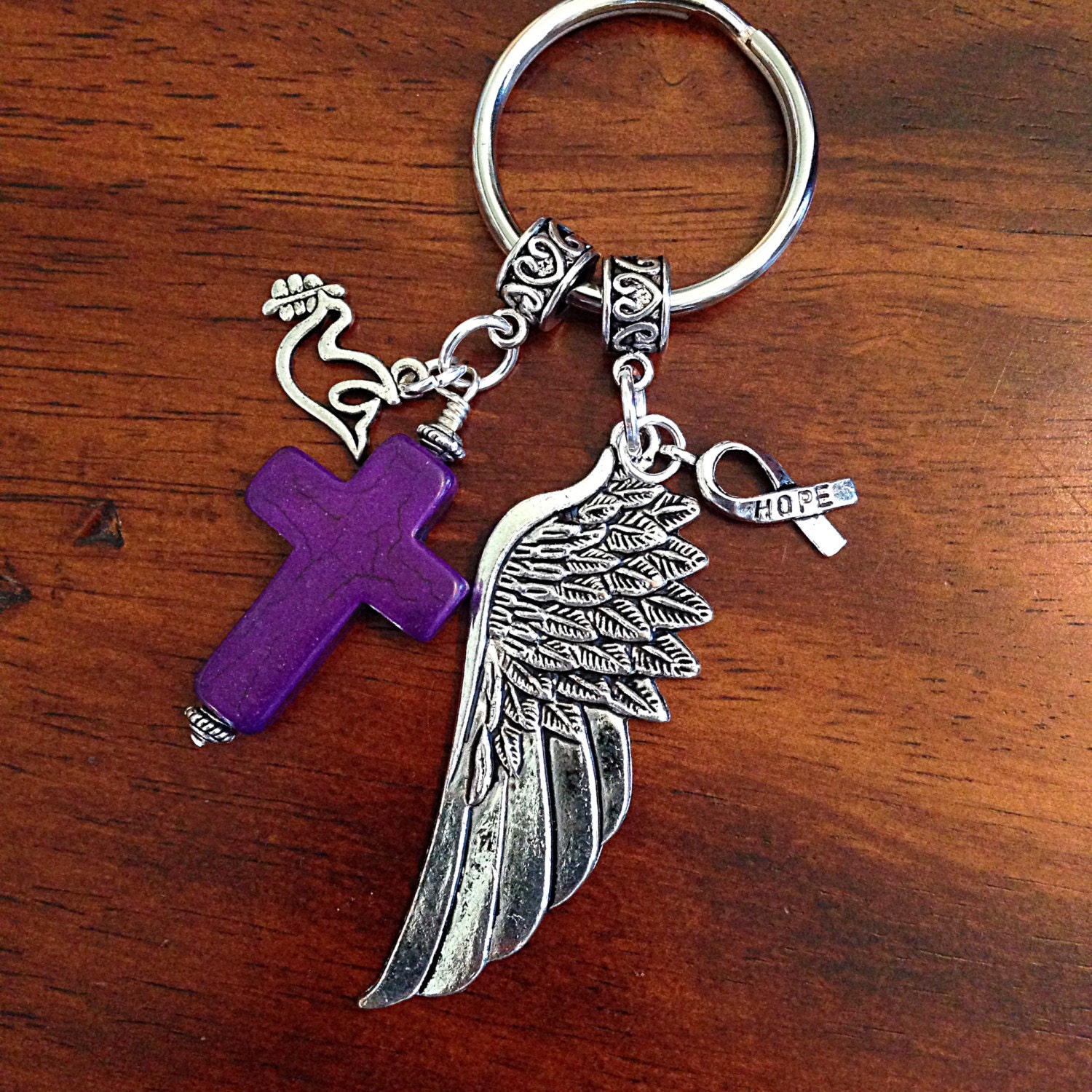 Christian Keychain Keychain Car Accessories Cancer