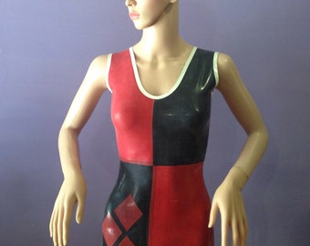 Harley Quinn cosplay latex dress