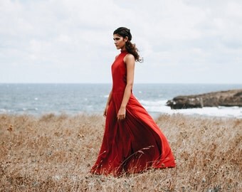 Sleeveless maxi dress