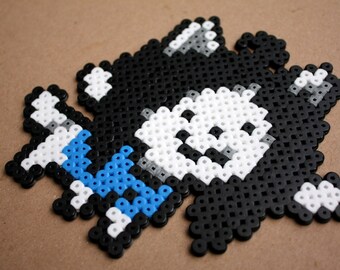 Undertale Temmie Perler Hama Bead Sprite Pixel Art