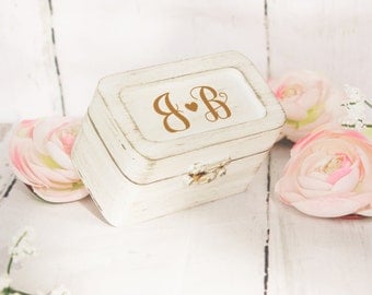 Ring Bearer box / Ring box,wedding ring box,rustic wedding,ring bearer box