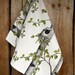 Modern Scandinavian Design Dish Towels Bird Towel by ViViCreative