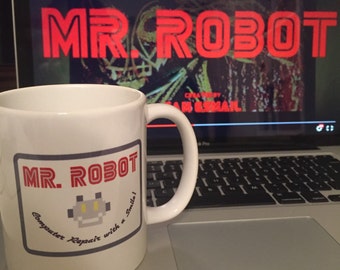 Mr. Robot Patch // Coffee Mug // Gift Idea